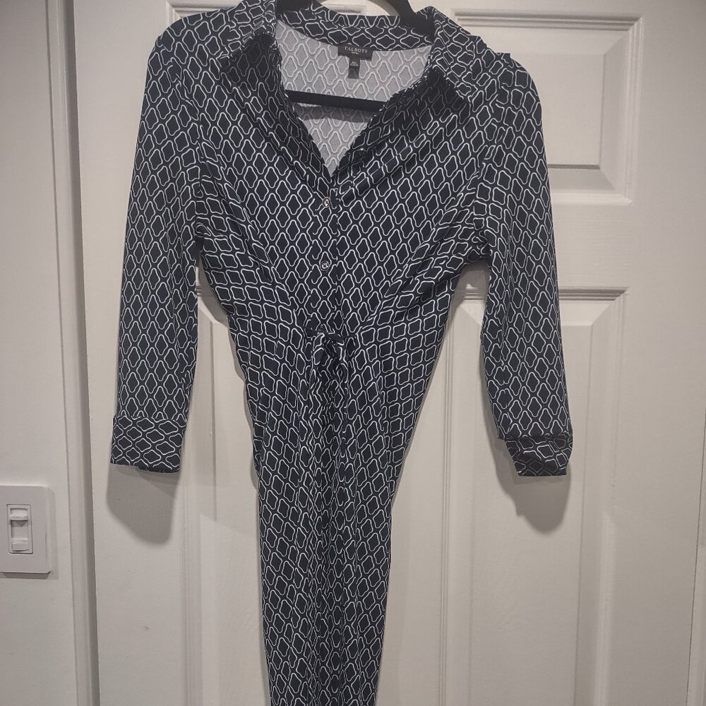 Talbot's v neck wrap dress